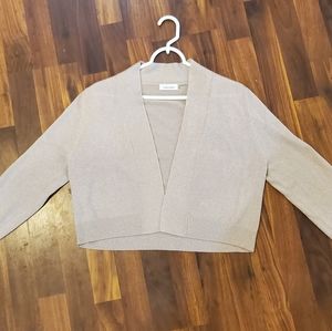 Calvin Klein Youth XL Gold Sparkly Cardigan/Sweater